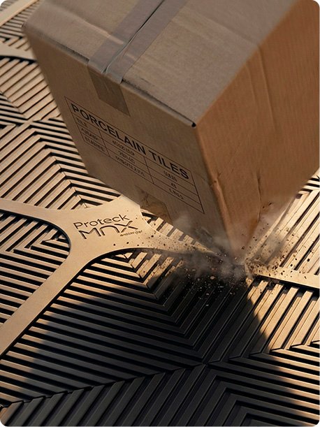 Proteção contra caixas pesadas